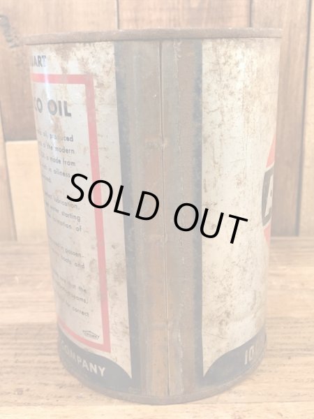 Amoco OilのTin製の50’sヴィンテージオイル缶