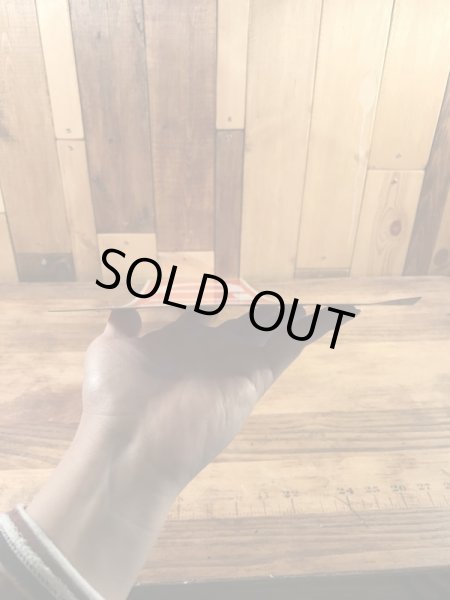 ソールドと書かれた両面プリントの70年代〜ビンテージ看板