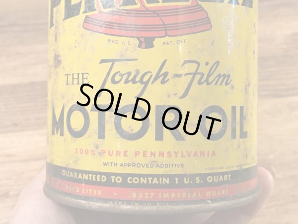 PennzoilのTin製の50’sヴィンテージオイル缶