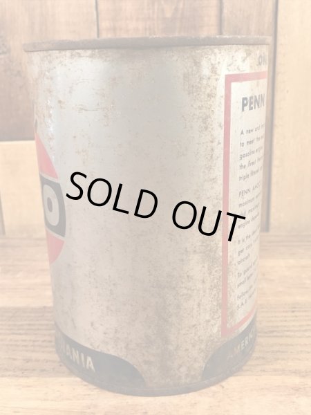 アモコのオイルが入っていた50年代ビンテージブリキ缶