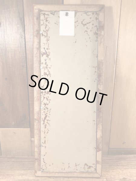 木製の額縁にクラフトチーズの広告が入った50’sヴィンテージ壁掛け