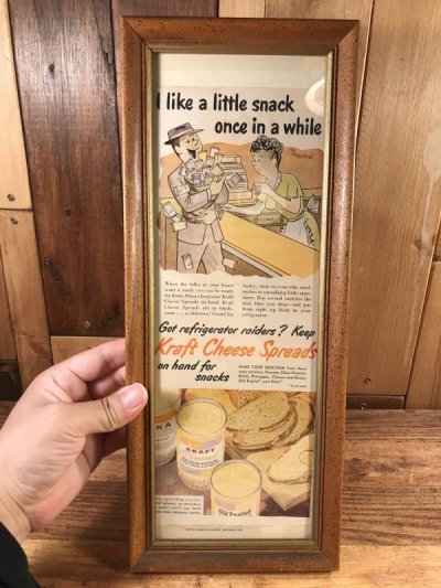 画像3: Kraft Cheese Spreads Picture Frame　クラフトチーズ　ビンテージ　額縁　40年代