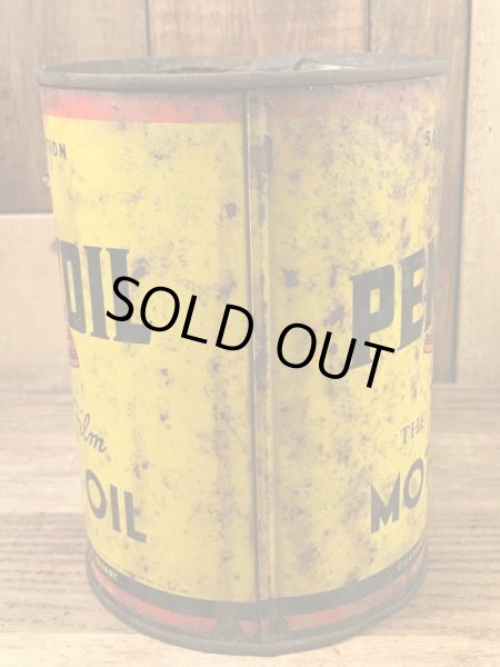 PennzoilのTin製の50’sヴィンテージオイル缶