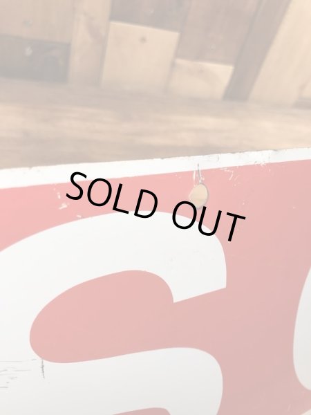 Soldと書かれた両面プリントの70’s〜ヴィンテージストアサイン