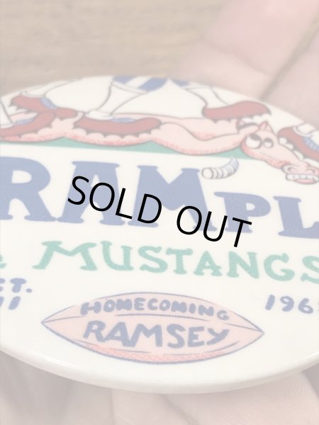 アメリカのハイスクール物の60’sヴィンテージ缶バッチ