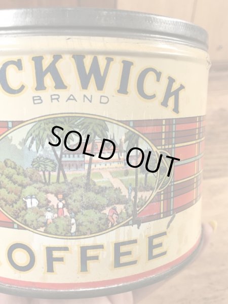 Pickwick Brandのコーヒーが入っていた50’sヴィンテージTin缶