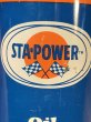 Sta Powerのチェッカーズフラッグが書かれた60’sヴィンテージオイル缶