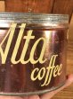 Alta Coffeeのコーヒーが入っていた50’sヴィンテージTin缶