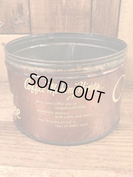 Alta Coffeeのコーヒーが入っていた50’sヴィンテージTin缶