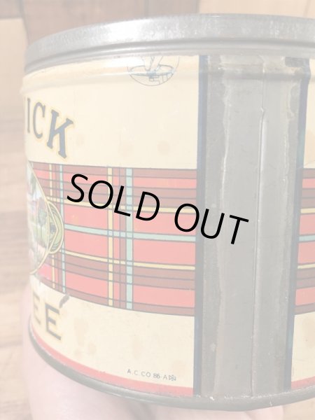 ピックウィックブランドのブリキ製の50年代ビンテージコーヒー缶