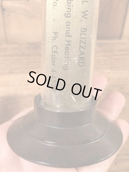 アドバタイジング物のガラスドームに入った50’s〜ヴィンテージサーモメーター