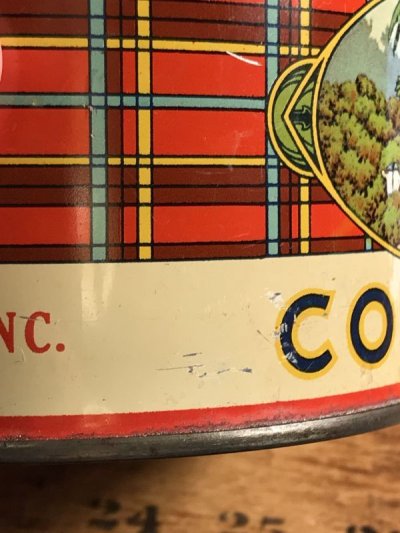 画像1: Pickwick Brand Coffee Tin Can　ピックウィック　ビンテージ　ブリキ缶　コーヒー缶　50年代