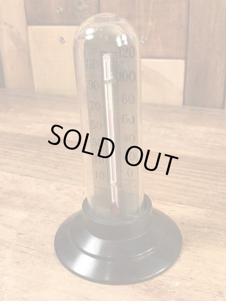 アドバタイジング物のガラスドームに入った50’s〜ヴィンテージサーモメーター