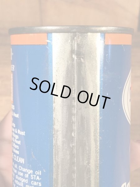 Sta Powerのオイルコンディショナーの60年代ビンテージブリキ缶