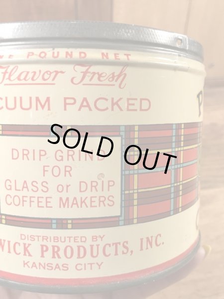 Pickwick Brandのコーヒーが入っていた50’sヴィンテージTin缶