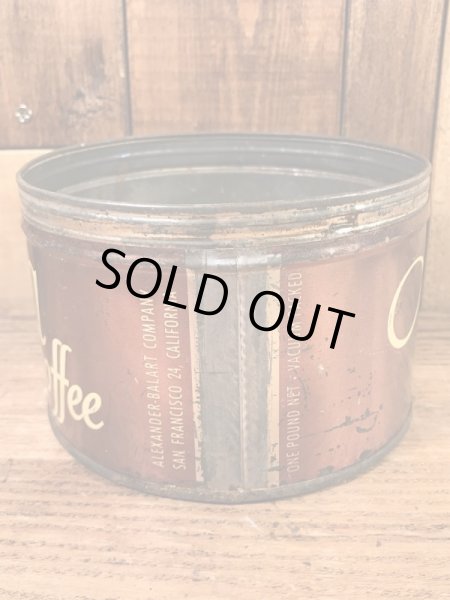 Alta Coffeeのコーヒーが入っていた50’sヴィンテージTin缶