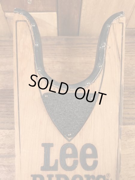 リーライダースの木製の70年代ビンテージブーツジャック