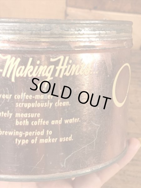 Alta Coffeeのコーヒーが入っていた50’sヴィンテージTin缶