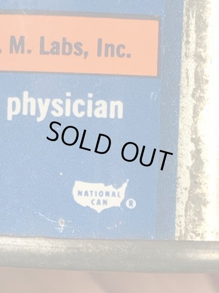 Sta Powerのオイルコンディショナーの60年代ビンテージブリキ缶