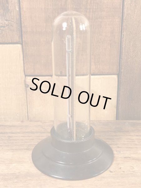 アドバタイジング物のガラスドームに入った50’s〜ヴィンテージサーモメーター