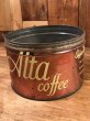 Alta Coffeeのコーヒーが入っていた50’sヴィンテージTin缶