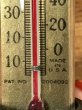 企業物のガラスドームに入った50年代〜ビンテージ湿度計