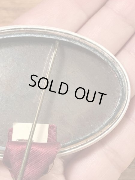 カレッジ物のフットボールイベントの60’sヴィンテージ缶バッチ