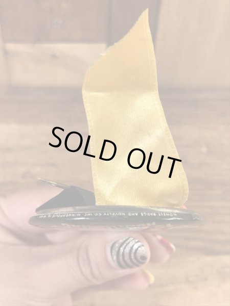 カレッジ物のフットボールイベントの50’sヴィンテージ缶バッチ