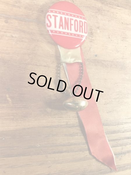 カレッジ物のフットボール大会の50〜60年代ビンテージ缶バッジ