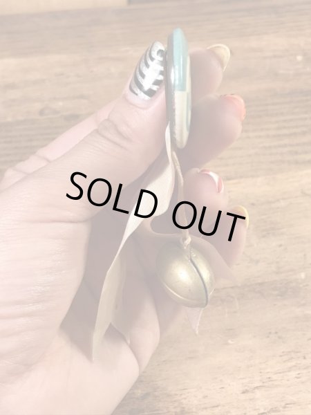 ユニバーシティ物のフットボール大会の40年代ビンテージ缶バッジ