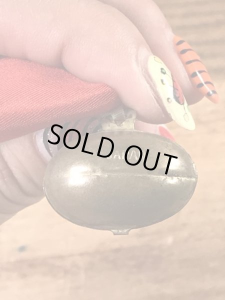 ユニバーシティ物のフットボール大会の40年代ビンテージ缶バッジ