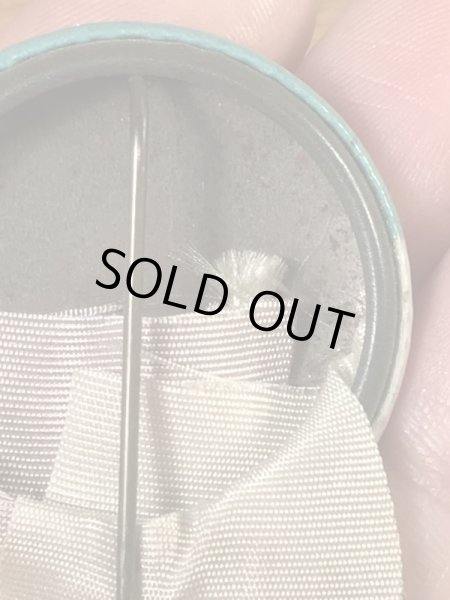 カレッジ物のフットボール大会の40’sヴィンテージ缶バッチ