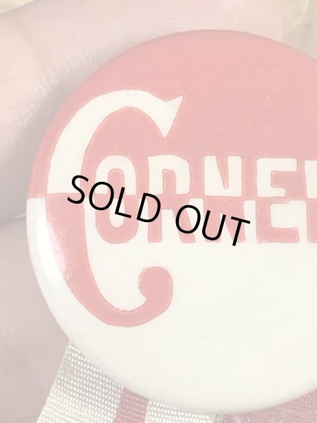 カレッジ物のフットボール大会の40’sヴィンテージ缶バッチ