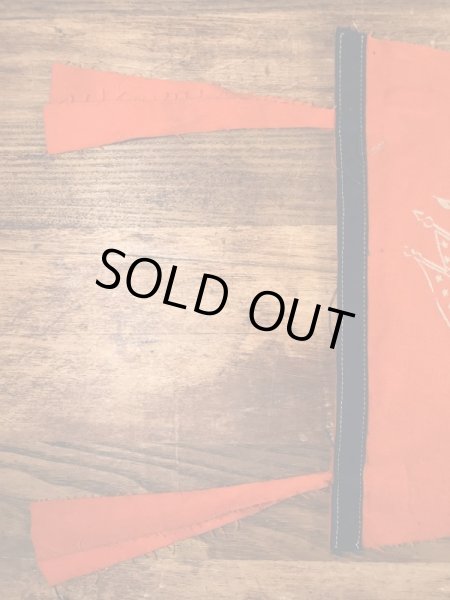 USアーミーのカラーフロッキーの40〜50年代ビンテージペナント