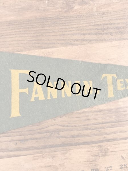 USアーミーのCamp Fannin,Texasの40〜50’sヴィンテージフェルトペナント