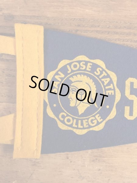 San Jose Stateのカレッジ物の50〜60’sヴィンテージフェルトペナント