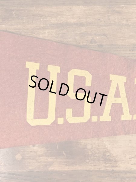 USアーミーのフェルト製の40〜50年代ビンテージペナント