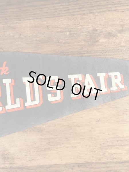 ニューヨークWorld's Fairのスーベニア物の60’sヴィンテージフェルトペナント