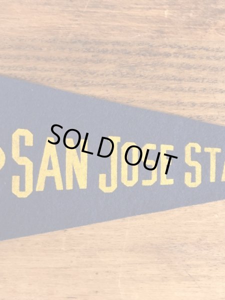 サンノゼステイトのカレッジ物の50〜60年代ビンテージペナント