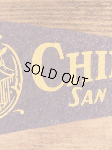 サンフランシスコのチャイナタウンの50〜60年代ビンテージペナント