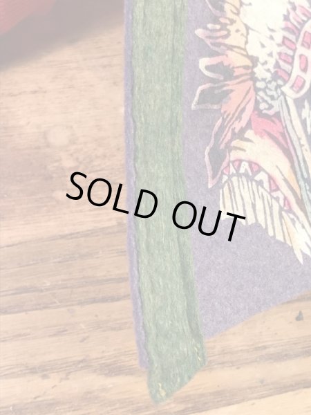 インディアンが描かれたArbutus Lakeの50〜60’sヴィンテージフェルトペナント