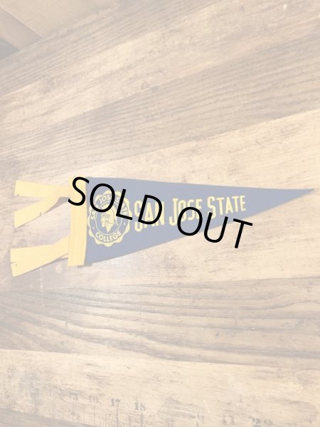 San Jose Stateのカレッジ物の50〜60’sヴィンテージフェルトペナント