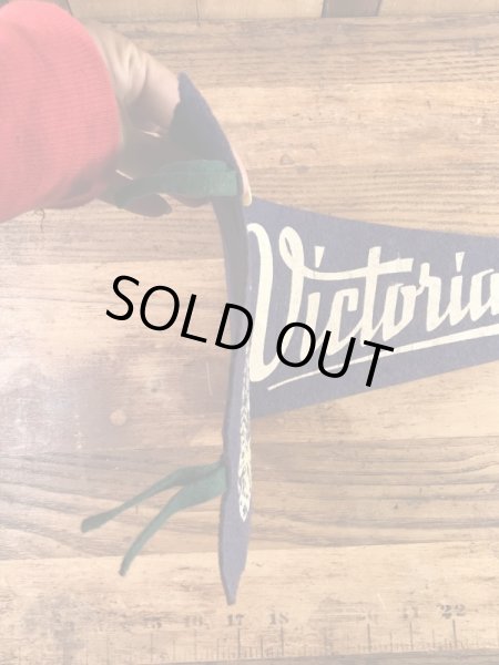 トーテムポールが描かれたスーベニア物の50〜60’sヴィンテージフェルトペナント