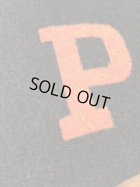 カラーフロッキーのカレッジ物の50〜60’sヴィンテージフェルトペナント