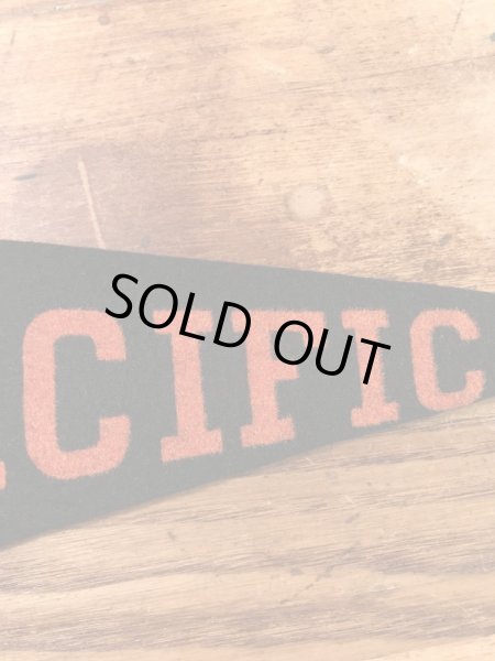 カリフォルニアパシフィック大学のカレッジ物の50〜60年代ビンテージペナント