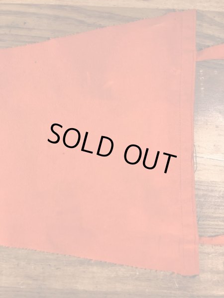 USアーミーのカラーフロッキーの40〜50年代ビンテージペナント