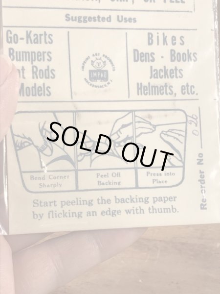 Impko社製のタイガーの60年代ビンテージステッカー