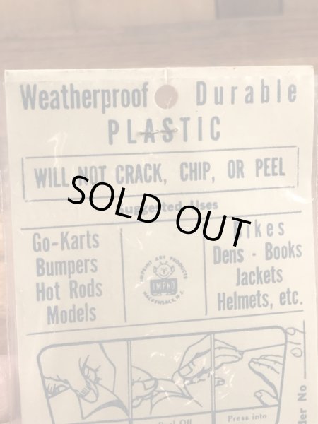 Impko社製のFly By Nightの60’sヴィンテージデカール