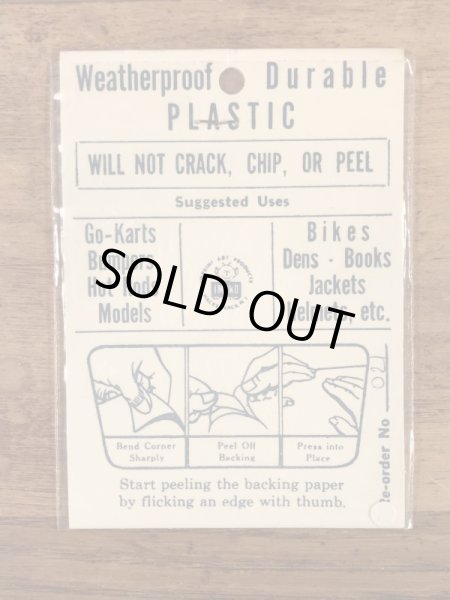 Impko社製のダイスの60’sヴィンテージデカール