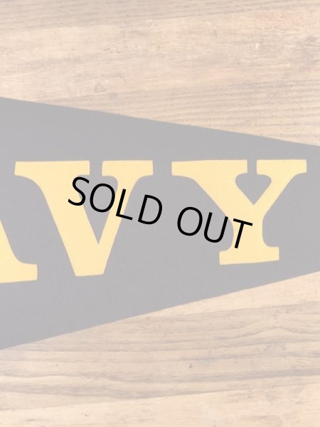 USネイビーのユニバーシティ物の30〜40年代ビンテージペナント